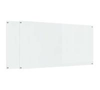 vidaXL Kitchen Backsplash 2 pcs Transparent 120 x 60 cm Tempered Glass
