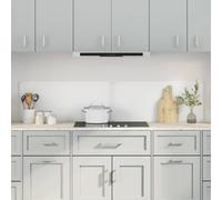 vidaXL Kitchen Backsplash 2 pcs Transparent 90 x 40 cm Tempered Glass