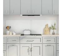 VidaXL Kitchen Backsplash 2 Pcs Transparent 90 X 50 Cm Tempered Glass