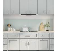 vidaXL Kitchen Backsplash 2 pcs White 100 x 50 cm Tempered Glass