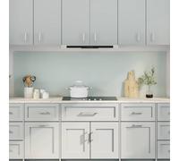 vidaXL Kitchen Backsplash 2 pcs White 100 x 60 cm Tempered Glass