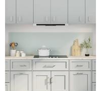 vidaXL Kitchen Backsplash 2 pcs White 90 x 50 cm Tempered Glass