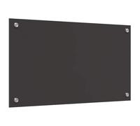 vidaxl Tempered Glass Grey Kitchen backsplash 70x40 cm - Heat and Stain Resistant Wall Protector