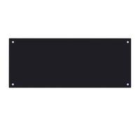 vidaXL Kitchen Backsplash Black 100 x 40 cm Tempered Glass