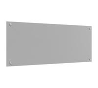 vidaxl Light Grey Tempered Glass Kitchen Backsplash - 100 x 40 x 0.6 cm - Sleek, Stylish, and Durable