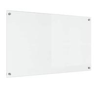 vidaXL Kitchen Backsplash Transparent Tempered Glass 100 x 60 x 0.8 cm Heat-Resistant