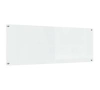 vidaXL Kitchen Backsplash Transparent 110 x 40 cm Tempered Glass