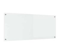 vidaXL Tempered Glass Kitchen Backsplash - Transparent, Heat-Resistant, Easy Clean, 120x50cm