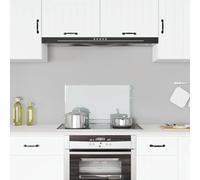 vidaXL Kitchen Backsplash Transparent 70 x 40 cm Tempered Glass