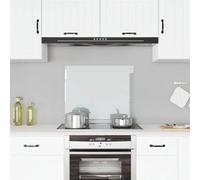 vidaXL Kitchen Backsplash Transparent 70 x 60 cm Tempered Glass