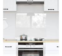 vidaXL Kitchen Backsplash Transparent 70 x 60 cm Tempered Glass