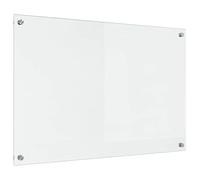 vidaXL Kitchen Backsplash Transparent 90 x 60 cm Tempered Glass, Modern, Durable Kitchen Surface Design: Heat-Resistant Glass Backsplash for Stylish Upgrades and Contemporary Decor