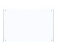 vidaXL Kitchen Backsplash Wall Panel Transparent 90 x 60 cm Tempered Glass
