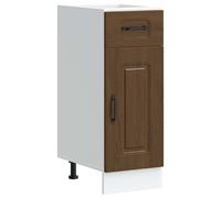 vidaXL Kitchen Base Cabinet Kalmar Brown Oak Engineered Wood sink base cabinet