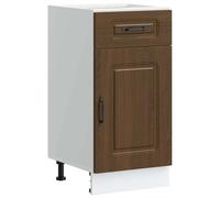 vidaXL Kitchen Base Cabinet Kalmar Brown Oak Engineered Wood sink base cabinet