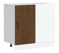 vidaXL Kitchen Base Cabinet Kalmar Brown Oak Engineered Wood sink base cabinet