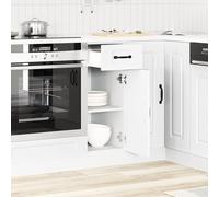 vidaXL Kitchen Base Cabinet Kalmar White Engineered Wood