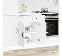 Oven Cabinets Kitchen Cabinet Oven Unit 2 pcs Lucca Engineered Wood vidaXL