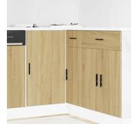 Kitchen Base Cabinet Lyon Sonoma Oak Engineered Wood