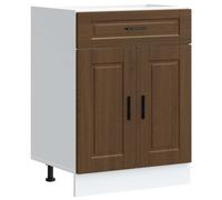 vidaXL Kitchen Base Cabinet Porto Brown Oak Engineered Wood sink base cabinet