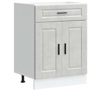 vidaXL Kitchen Base Cabinet Porto Concrete Grey Engineered Wood