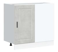 vidaXL Kitchen Base Cabinet Porto Concrete Grey Engineered Wood