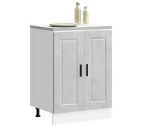 vidaXL Kitchen Base Cabinet Porto Concrete Grey Engineered Wood