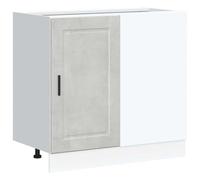 vidaXL Kitchen Base Cabinet Porto Concrete Grey Engineered Wood