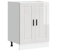 vidaXL Kitchen Base Cabinet Porto High Gloss White Engineered Wood