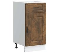 vidaXL Kitchen Base Cabinet Porto Smoked Oak Engineered Wood sink base cabinet