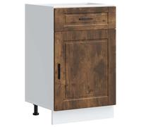 vidaXL Kitchen Base Cabinet Porto Smoked Oak Engineered Wood sink base cabinet
