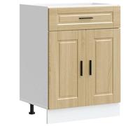 vidaXL Kitchen Base Cabinet Porto Sonoma Oak Engineered Wood sink base cabinet