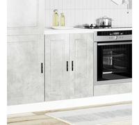 Vidaxl Kitchen Base Cabinet Porto Storage Cabinets with 2Door Engineered Wood Uk