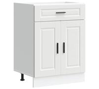 vidaXL Kitchen Base Cabinet Porto White Engineered Wood