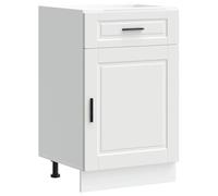 vidaXL Kitchen Base Cabinet Porto White Engineered Wood