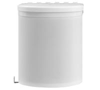 vidaXL Kitchen Built-in Dust Bin Kitchen Garbage Waste Containment Cupboard Dustbin Cabinet Trash Bin Can Removable Inner Bucket Plastic 12L