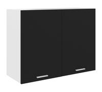 Vidaxl Hanging Cabinet Lyon Black 80X31X60 Cm Engineered Wood