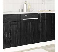 vidaXL Kitchen Cabinet Black Oak 45 x 1.5 x 67 cm Engineered Wood