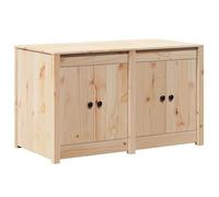 vidaXL Kitchen Cabinet Brown 106 x 55 x 64 cm Solid Pine wood, Modern Rectangular Kitchen Cabinet, Durable Pine Wood Storage Unit, Space Saving Organizational Solutions for Home Furniture