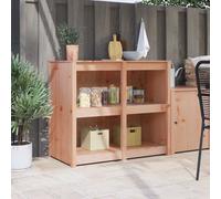 vidaXL Kitchen Cabinet Brown 106 x 55 x 92 cm Solid Douglas Fir wood