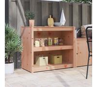 vidaXL Kitchen Cabinet Brown 106 x 55 x 92 cm Solid Douglas Fir wood