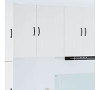 vidaXL Wall Cabinet LUCCA White 50 x 31 x 80 cm Engineered Wood