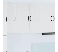 vidaXL Wall Cabinet LUCCA White 80 x 31 x 80 cm Engineered Wood