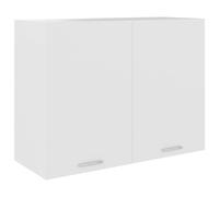 vidaXL Kitchen Cabinet White Engineered Wood Kitchen Storage Shelf Organiser