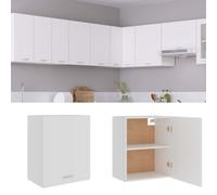 vidaXL Kitchen Cabinet White Engineered Wood Kitchen Storage Shelf Organiser