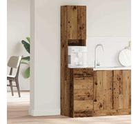 vidaXL Kitchen Cabinet with Drawer with Shelf Old wood Engineered wood