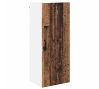 Kitchen Cabinet White Engineered Wood 40x31x100cm Wall Storage Modern Slim Unit