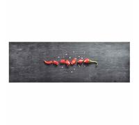 vidaXL Kitchen Carpet Washable Pepper Hallway Rug Door Mat Non Slip Runner