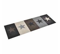 vidaXL Kitchen Carpet Washable Stars Hallway Rug Door Mat Non Slip Runner