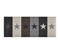 vidaXL Kitchen Carpet Washable Stars Hallway Rug Door Mat Non Slip Runner